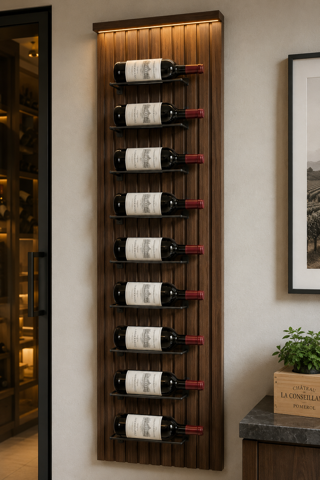 Signature Feature Wall 8 Wine Rack